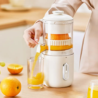 LoomTech Wireless Electric Juicer – USB Rechargeable Mini Fruit Squeezer