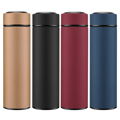 LoomTech 450ml Stainless Steel Bottle – Double Wall Vacuum Insulated Flask