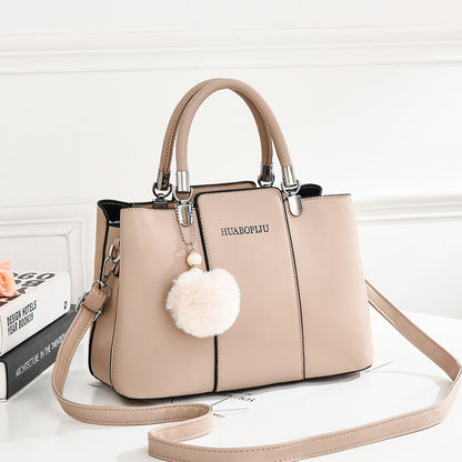 LoomTech™ Trendy Large-Capacity Shoulder Bag – PU Leather Handbag for Women