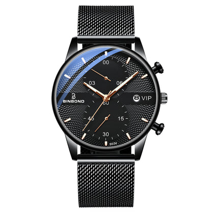 LoomTech™ Ultra-Thin Concept Quartz Watch – Sleek Automatic-Inspired Design for Men & Students