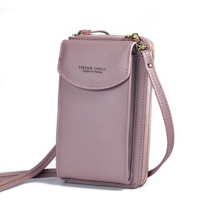 LoomTech™ PU Leather Crossbody Handbag – Smart, Stylish, and Functional