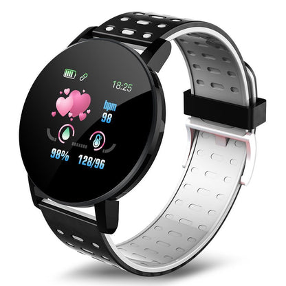 LoomTech 119 Plus™ — Bluetooth Smartwatch with Heart Rate Monitor, Vibration Alerts & 7-Day Battery Life