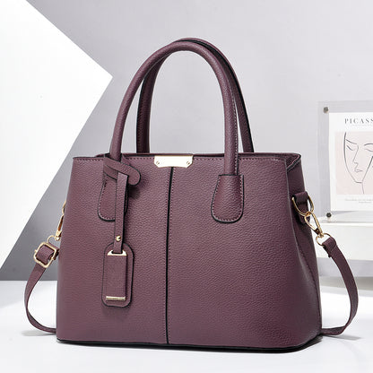 LoomTech™ Women’s PU Leather Tote Bag – Large Capacity Shoulder & Crossbody Handbag