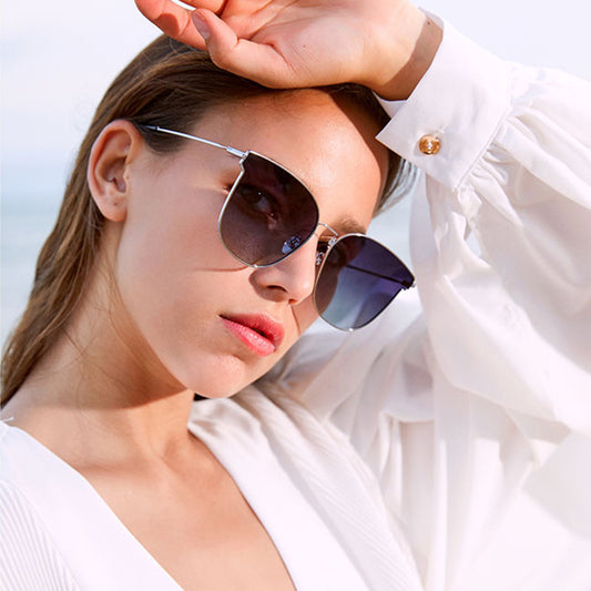LoomTech™ Polarized Titanium Sunglasses – Anti-UV Butterfly Frame Eyewear for Men & Women
