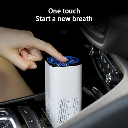 LoomTech™ Portable Car Air Purifier – Negative Ion Generator for Home & Vehicle Air Cleaning