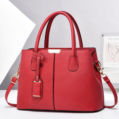 LoomTech™ Women’s PU Leather Tote Bag – Large Capacity Shoulder & Crossbody Handbag