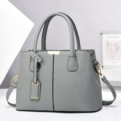 LoomTech™ Women’s PU Leather Tote Bag – Large Capacity Shoulder & Crossbody Handbag