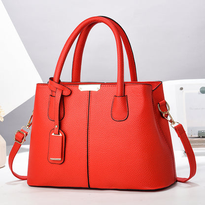 LoomTech™ Women’s PU Leather Tote Bag – Large Capacity Shoulder & Crossbody Handbag