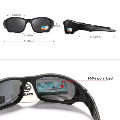 LoomTech™ Vintage Pilot Sunglasses – Unisex Polarized TAC Lens UV400 Sport Eyewear