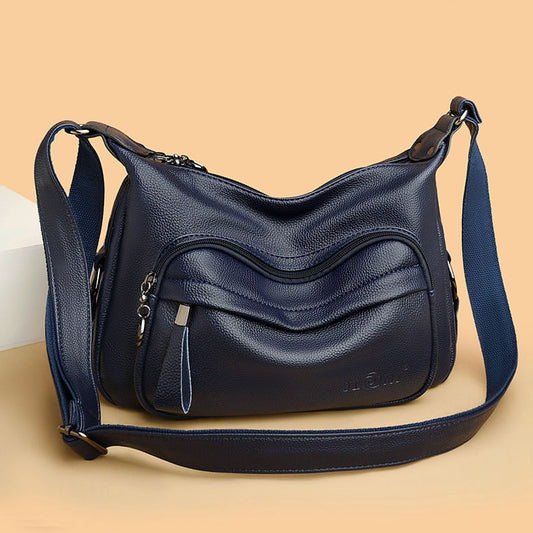 LoomTech™ High-Capacity Shoulder Bag – Large PU Leather Crossbody Handbag for Women