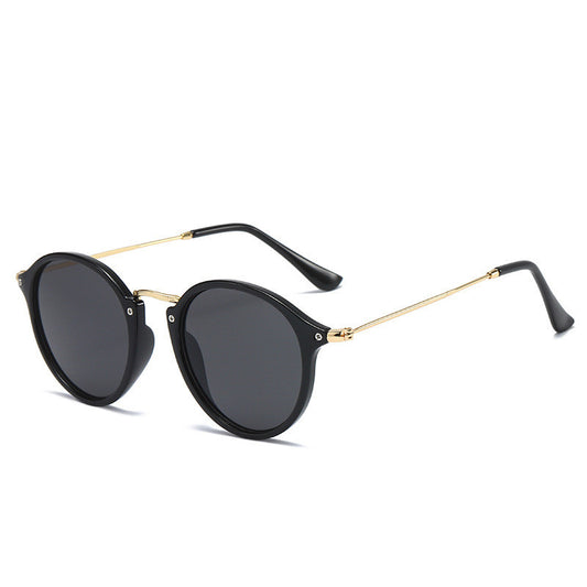 LoomTech™ Round Metal Sunglasses – Unisex UV400 HD Lens Eyewear for Men & Women