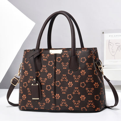 LoomTech™ Women’s PU Leather Tote Bag – Large Capacity Shoulder & Crossbody Handbag