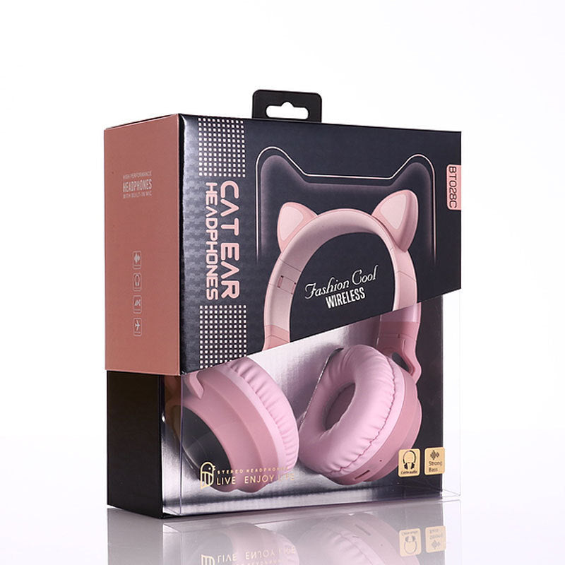 LoomTech Cute Bluetooth 5.0 Headphones – Wireless Stereo Headset with Clear Sound, Comfortable Fit & Durable Design