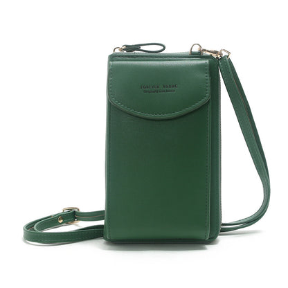 LoomTech™ PU Leather Crossbody Handbag – Smart, Stylish, and Functional