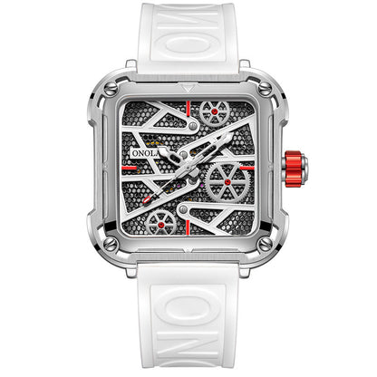 LoomTech ChronoEdge™ — Men’s Mechanical Watch | 44mm Stainless Steel Design, 30M Waterproof, Automatic Precision Movement