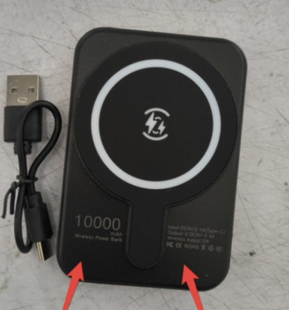 LoomTech™ Mini Magnetic Power Bank 5000mAh – Fast Wireless Charging Portable Battery for iPhone & More