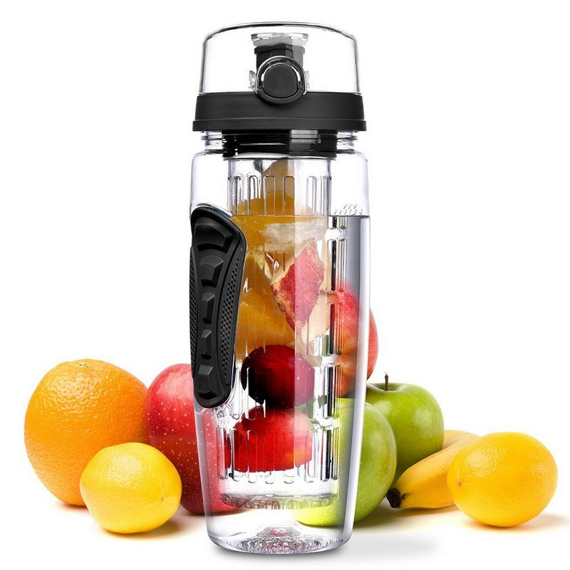 LoomTech 32oz Fruit Infuser Bottle – BPA-Free Leakproof Sports Water Bottle