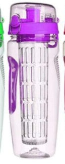 LoomTech 32oz Fruit Infuser Bottle – BPA-Free Leakproof Sports Water Bottle