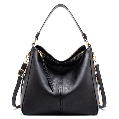LoomTech™ Classic Hobo Shoulder Bag – Large PU Leather Crossbody Tote Handbag for Women