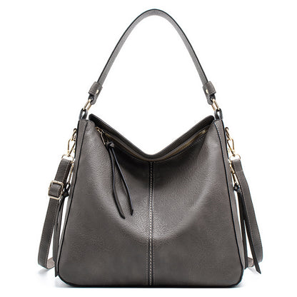 LoomTech™ Classic Hobo Shoulder Bag – Large PU Leather Crossbody Tote Handbag for Women