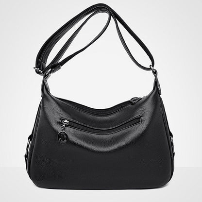 LoomTech™ High-Capacity Shoulder Bag – Large PU Leather Crossbody Handbag for Women