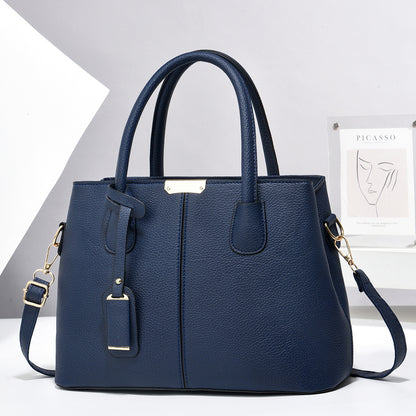 LoomTech™ Women’s PU Leather Tote Bag – Large Capacity Shoulder & Crossbody Handbag
