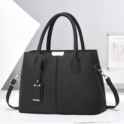 LoomTech™ Women’s PU Leather Tote Bag – Large Capacity Shoulder & Crossbody Handbag
