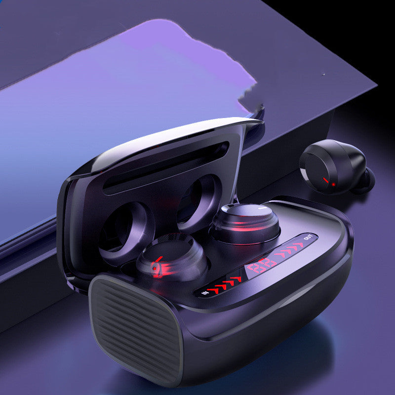 LoomTech T11 Wireless Bluetooth 5.0 Earbuds – Stereo In-Ear Headphones with Battery Display, Voice Control & Dual Connection