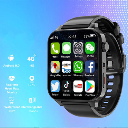 LoomTech PlayMax™ — Android Smartwatch with HD Large Screen, Gaming Power & Music Freedom