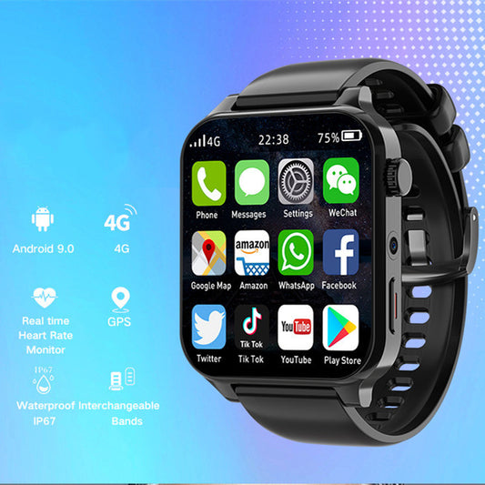 LoomTech PlayMax™ — Android Smartwatch with HD Large Screen, Gaming Power & Music Freedom