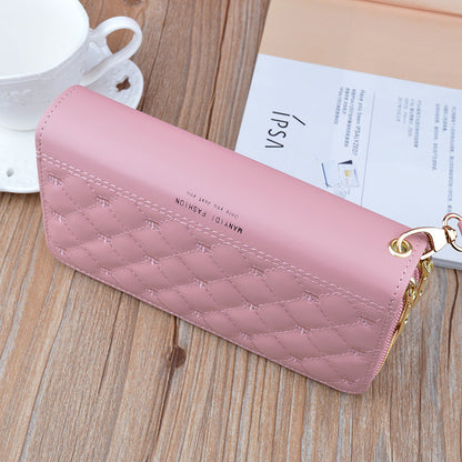 LoomTech™ Women’s Long Double-Zipper PU Leather Purse – Elegant Shoulder & Handbag Wallet