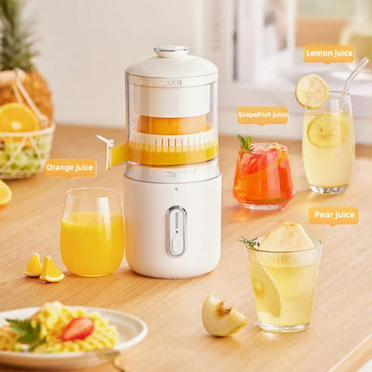 LoomTech Wireless Electric Juicer – USB Rechargeable Mini Fruit Squeezer