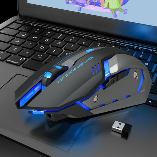 LoomTech™ T1 Wireless Gaming Mouse – Silent Rechargeable Mouse with Wireless Charging & Ergonomic Design