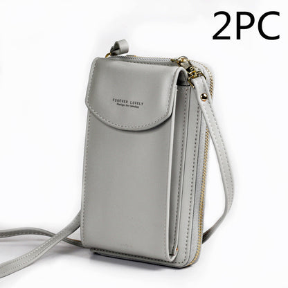 LoomTech™ PU Leather Crossbody Handbag – Smart, Stylish, and Functional